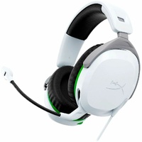 HyperX CloudX Stinger 2 Wired Over-the-ear, Over-the-head Stereo Gaming Headset - White - Binaural - Circumaural - 32 Ohm - 120 cm Cable - Noise