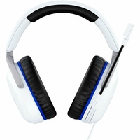 HyperX Cloud Stinger 2 Wired Over-the-head, Over-the-ear Stereo Gaming Headset - White, Blue - Binaural - Circumaural - 32 Ohm - 10 Hz to 28 kHz - cm