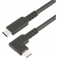 StarTech.com 6ft (2m) Rugged Right Angle USB-C Cable, USB 3.2 Gen 1 (5 Gbps), USB C to C Data Transfer Cable, 100W PD, 4K 60Hz,