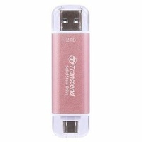Transcend ESD310 2 TB Portable Solid State Drive - External - Pink - Desktop PC, Notebook, Gaming Console, Tablet, Smartphone Device Supported - USB