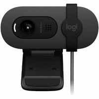 Logitech BRIO 105 Webcam - 2 Megapixel - 30 fps - Graphite - USB Type A - 1920 x 1080 Video - CMOS Sensor - Fixed Focus - Clip - Microphone - - 10,