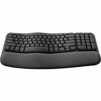 Logitech Wave Keys for Business Keyboard - Wireless Connectivity - USB Type A Interface - Graphite - Bluetooth - 5.1 - 10 m - Windows 10, Windows 11,