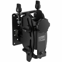 Atdec Mounting Bracket for Monitor, Curved Screen Display, Display, Flat Panel Display - Black - Height Adjustable - 61 cm to 139.7 cm (55") Screen -