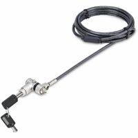 StarTech.com Universal Laptop Lock 6.6ft, Security Cable For Notebook Compatible w/Noble Wedge&reg;/Nano/K-Slot; Keyed Locking Cable - Universal lock