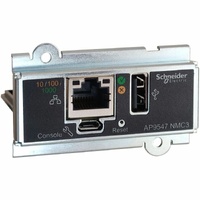 APC by Schneider Electric AP9547 UPS Management Adapter - 1 x Network (RJ-45) Port(s) - Serial - USB