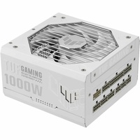 Asus TUF Gaming TUF-GAMING-1000G-WHITE ATX12V, ATX 3.0 Modular Power Supply - 1 kW - Internal - 120 V AC, 230 V AC Input - 3.3 V DC Output - 1 Fan(s)