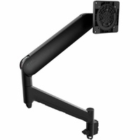 Atdec Mounting Arm for Monitor, Curved Screen Display, Post - Black - 88.9 cm (35") Screen Support - 8 kg Load Capacity - 75 x 75, 100 x 100 - VESA -