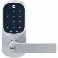 Yale Assure Lever Keyed Lock with Yale Home Satin Chrome