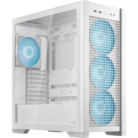 TUF TUF Gaming GT302 ARGB Gaming Computer Case - EATX, ATX Motherboard Supported - Mid-tower - Tempered Glass, Mesh, ABS Plastic, Steel - White - 7 x