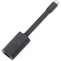 Dell 2.5Gigabit Ethernet Adapter - 2.5GBase-T - Black - USB Type C - 2.50 Gbit/s Data Transfer Rate - 1 Port(s) - 1 - Twisted Pair
