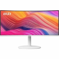 MSI Modern MD342CQPW 34" Class UW-QHD Curved Screen LCD Monitor - 21:9 - Black, White - 34" Viewable - Vertical Alignment (VA) - 3440 x 1440 - 1.07 -