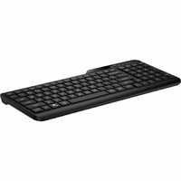 HP 475 Keyboard - Wireless Connectivity - USB Type A Interface - Jet Black - Plunger Keyswitch - Bluetooth - 2.40 GHz - Windows 11, Windows 10, Mac -