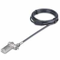 StarTech.com 25-Pack Universal Laptop Lock 6.6ft, Serialized Combo Security Cable For Notebook, Compatible w/Noble Wedge&reg;/Nano/K-Slot - 25-Pack -