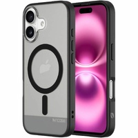 Incase Slim Case for Apple iPhone 16 Smartphone - Frosted texture - Black - Drop Resistant, Bacterial Resistant - Thermoplastic Polyurethane (TPU), -