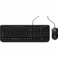 Microsoft Wired Desktop 600 Keyboard & Mouse - Cable Keyboard - Keyboard/Keypad Color: Black - Cable Mouse - Optical - Pointing Device Color: Black