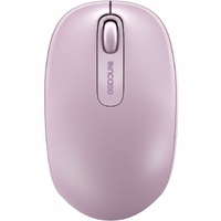 Microsoft Wireless Mobile 1850 Mouse - Light Orchid - Scroll Wheel