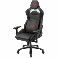 ROG Chariot X Core gaming chair in racing-car style featuring an adjustable high-density foam headrest memory-foam lumbar support 4D adjustable