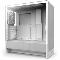 NZXT H5 Flow CC-H52FW-01 Computer Case - ATX Motherboard Supported - Mid-tower - Mesh, Steel, Tempered Glass, Galvanized Cold Ro