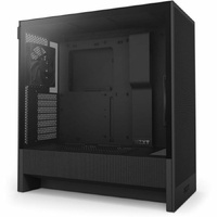 NZXT H5 Flow CC-H52FB-01 Computer Case - ATX Motherboard Supported - Mid-tower - Mesh, Steel, Tempered Glass, Galvanized Cold Ro
