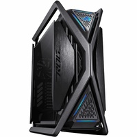ROG Hyperion GR701 BTF Edition E-ATX computer case motherboard hidden connectors design support 420 mm dual radiator support four 140 mm fans metal
