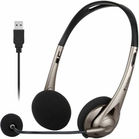 Verbatim Wired Over-the-head, On-ear Stereo Headset - Grey - Binaural - Supra-aural - 32 Ohm - 20 Hz to 20 kHz - 120 cm Cable -