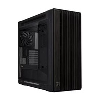 PA602 PROART CASE WOOD METAL EDITION 420mm radiator support 1x 140mm and 2x 200mm fans pre-installed front panel IR dust indicator power lock latch