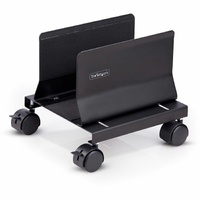 StarTech.com Computer Tower Cart, Rolling CPU Caddy on Wheels, Max Load 46.3lb/21kg, Adjustable PC Case Mount, Floor Stand Dolly, Steel - Mobile CPU