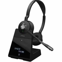 Jabra Engage 75 SE Wireless On-ear, Over-the-head Stereo Headset - Black - Microsoft Teams Certification - Binaural - Supra-aural - 15000 cm - - 40 -
