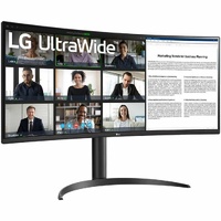 LG Ultrawide 34WR55QK-B 34" Class UW-QHD Curved Screen LCD Monitor - 21:9 - 34" Viewable - Vertical Alignment (VA) - 3440 x 1440 - 300 cd/m² - 5