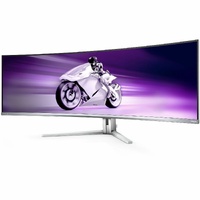Philips Evnia 49M2C8900L 48.9in 144Hz Curved QD-OLED Gaming Monitor AmbiGlow 5120x1440 32:9 0.03ms GTG 1.5m:1 Contrast 250 Nits DP/HDMI/USB-C PD90W