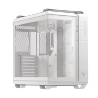 TUF GT502 Gaming Computer Case - ATX Motherboard Supported - Mid-tower - Tempered Glass - White - 13 x Fan(s) Supported - 4 x Internal 2.5"/3.5" - 11