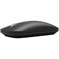 Microsoft Modern Mobile Mouse - Bluetooth/Radio Frequency - BlueTrack - 4 Button(s) - Platinum - Wireless - 2.40 GHz - Scroll Wheel - 2 x AAA Battery