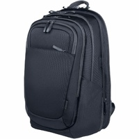 HP Travel Plus Carrying Case (Backpack) for 43.2 cm (17") to 43.9 cm (17.3") Notebook - Graphite Blue - Water Resistant, Bump Resistant, RFID Zipper