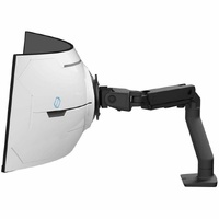 Ergotron Mounting Arm for Monitor, Curved Screen Display - Black - 144.8 cm (57") Screen Support - 17.01 kg Load Capacity - 75 x 75, 100 x 100 - VESA