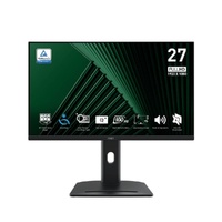 Black 27in/IPS/FHD/100Hz/1ms/DP HDMI VGA/Height Adjustable/Speakers/Internal Power/EPEAT Silver/4Y