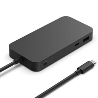 Microsoft USB4 Docking Station for Notebook/Monitor - Charging Capability - 100 W - Desktop - 2 Displays Supported - 4K @ 60Hz, 8K @ 30Hz, 4K - 3840