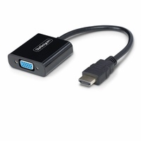StarTech.com HDMI to VGA Adapter, Active Video Converter For Laptop/Desktop, 1920x1080 (1080p), HDMI Source to VGA Monitor/Display - HDMI to VGA an a
