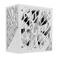 Asus ROG ROG Strix ROG Strix 1000W Platinum White Edition ATX 3.1, ATX12V Power Supply - 1 kW - White - Internal - 120 V AC, 230 V AC Input - 3.3 V -