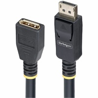 StarTech.com 10ft (3m) DisplayPort 1.4 Extension Cable, DP 1.4 Port Saver Cable, 8K 60Hz, DisplayPort Extension Adapter Cord, Male to Female - Extend