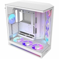 NZXT H9 Flow CM-H92FW-P1 Computer Case - ATX Motherboard Supported - Mid-tower - Glass, Tempered Glass, Steel, Galvanized Cold Rolled Steel (SGCC) -