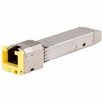 Aruba SFP - 1 x RJ-45 1000Base-T Network - For Data Networking, Optical Network - Twisted PairGigabit Ethernet - 1000Base-T - 1 Gbit/s - 100 m