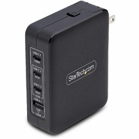 StarTech.com 140W USB-C Wall Charger, 3x USB-C/1x USB-A, PD 3.1 International GaN Power Adapter for MacBook Pro/Max/Dell XPS/Inspiron - USB-C 140W -
