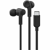 SoundForm USB-C Wired EarBuds with Adjustable Volume Limiter - Black