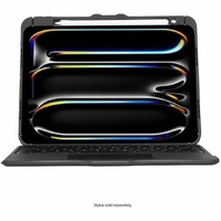 Targus Versavu THZ988US Keyboard/Cover Case (Folio) for 27.9 cm (11") Apple iPad Pro 11 (2024) Tablet - Black - Drop Resistant, Bump Resistant - mm x