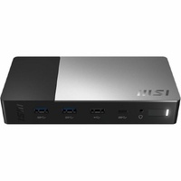 MSI USB C Docking Station Gen 2 Up to 3 Monitors 4K Output - Extra 5 USB Ports - Ethernet Port - Combo Audio Jack - Support 100W Fast Charging - 600g