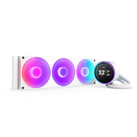 Kraken Elite 420 RGB V2 - 420mm AIO liquid cooler w/ Display and RGB Core Fan White