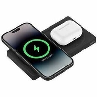 BoostCharge Pro 2-in-1 Wireless Charging Pad with Official MagSafe Charging 15W Sand