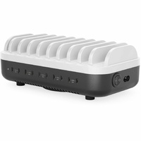 Powerfin 10 Port USB-C Desktop Charging Station - 100W