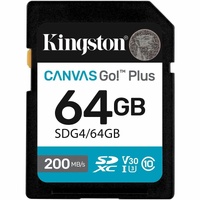64GB SDXC Canvas Go Plus Gen4 200MB/s C10 UHS-I U3 V30