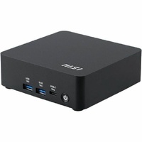 CUBI NUC AI Black Barebone Core Ultra 5 125H - Up to DDR5 - dTPM - 2M.2 - 2HDMI - 2TBT - 2LAN - Wifi6E - Card Reader - Switch Cable - 3Y